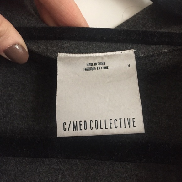 C/MEO Collective Gray Oversized Coat - Picture 7 of 8